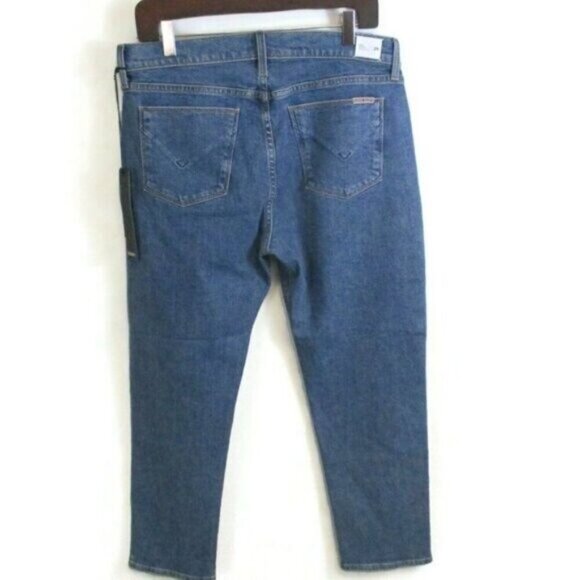 Hudson Crop Riley Relaxed Straight Jeans Exp Zip size 29 NWT $220 - Picture 3 of 7